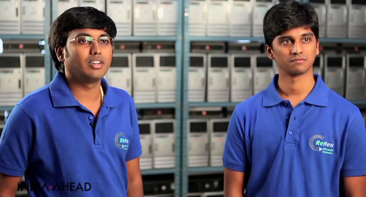 Mukund B S and Raghav Boggaram, Founders of Renew IT